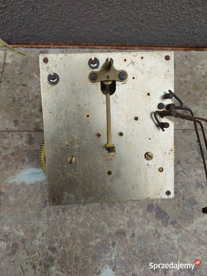 661 Mechanizm starego zegara ściennego Metron pomorskie sprzedam