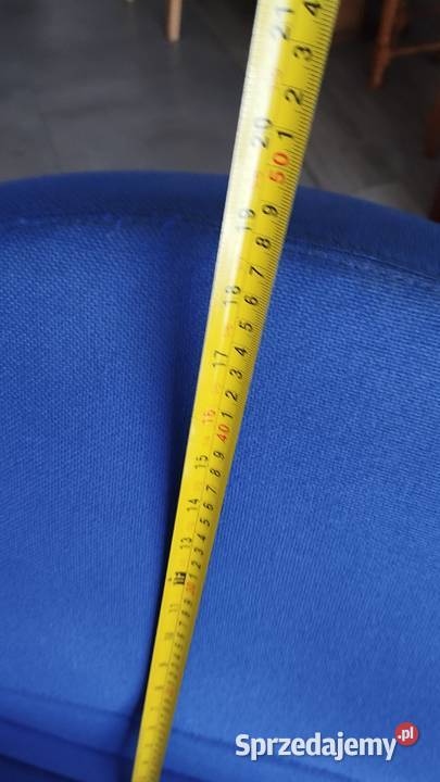 fotel krzesło obrotowe niebieskie Poznań sprzedam