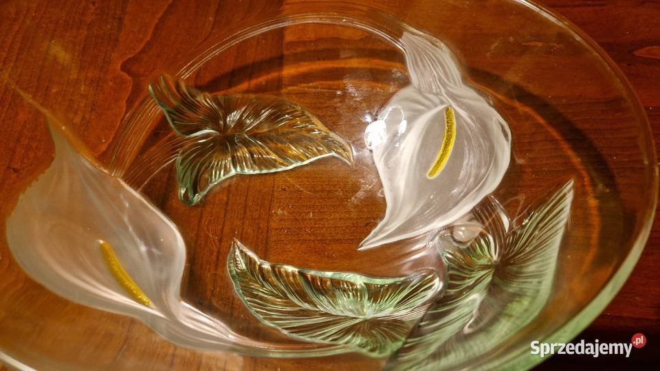 Oryginalna SALATERKAMISA szkłowypukły motyw Lublin