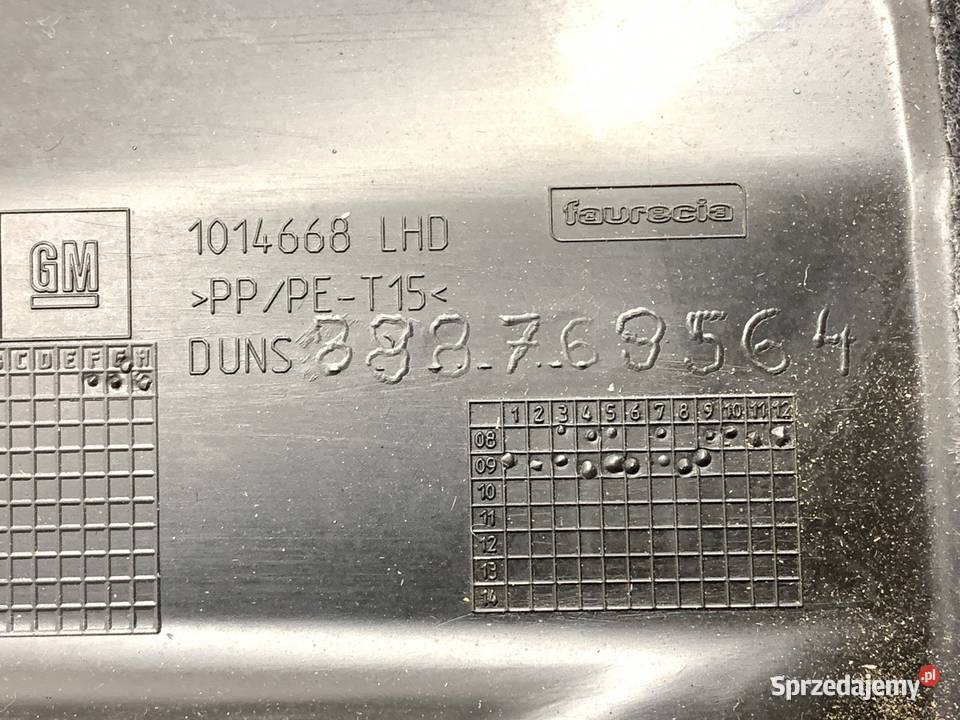 SCHOWEK PASAŻERA OPEL INSIGNIA A Kombi 0817