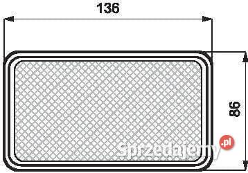 Lampa cofania 58u W11 biała 1400696200 Oświetlenie Kamionna