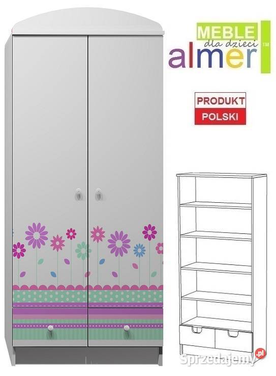 KWIATY 4 N25 szafa dziecięca 80x53 w190 wielkopolskie Swarzędz