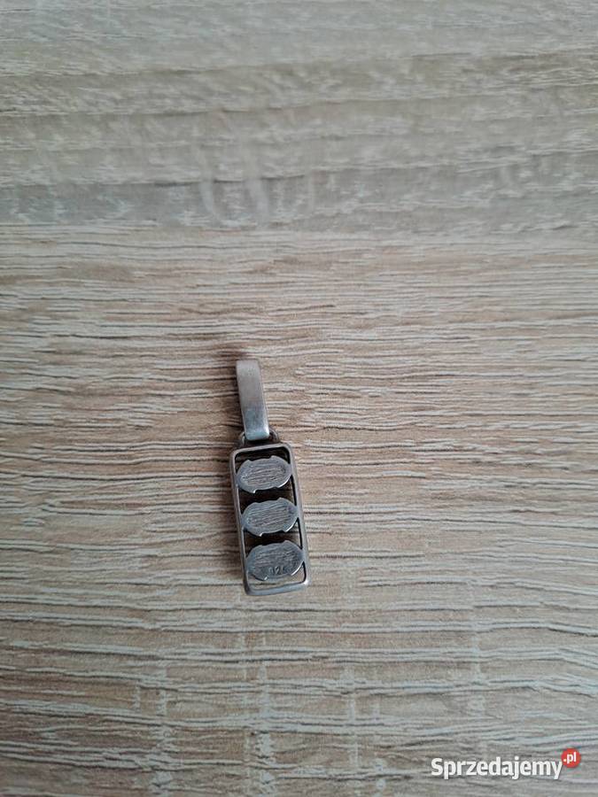 Zawieszka bursztyn srebrne Wrocław