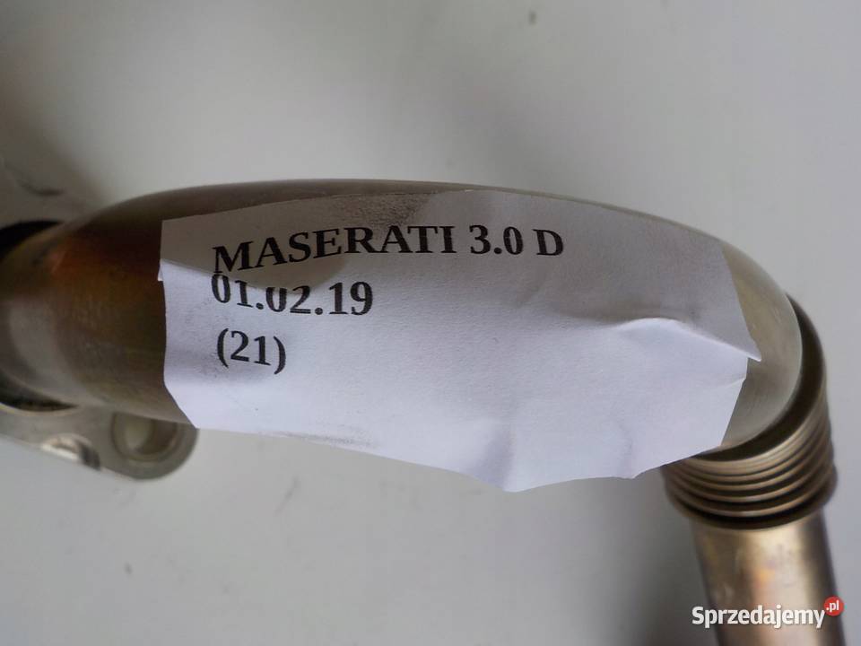RURA RURKA PRZEWÓD EGR MASERATI GHIBLI 30D osobowe Nowy Tomyśl