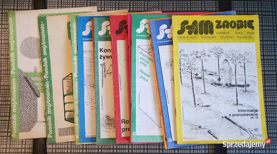 Zestaw czasopism technicznych archiwum kolekcja Boguszyce