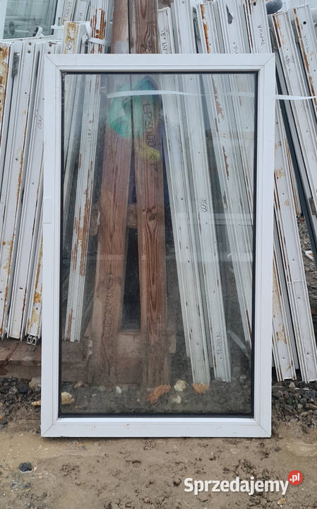 OKNA KacprzaK Witryna 77x125 FIX Używany PCV Okna ścienne Lublin
