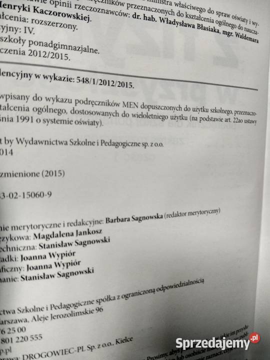 Z fizyką w przyszłość 1 rozszerzenie podręcznik Warszawa