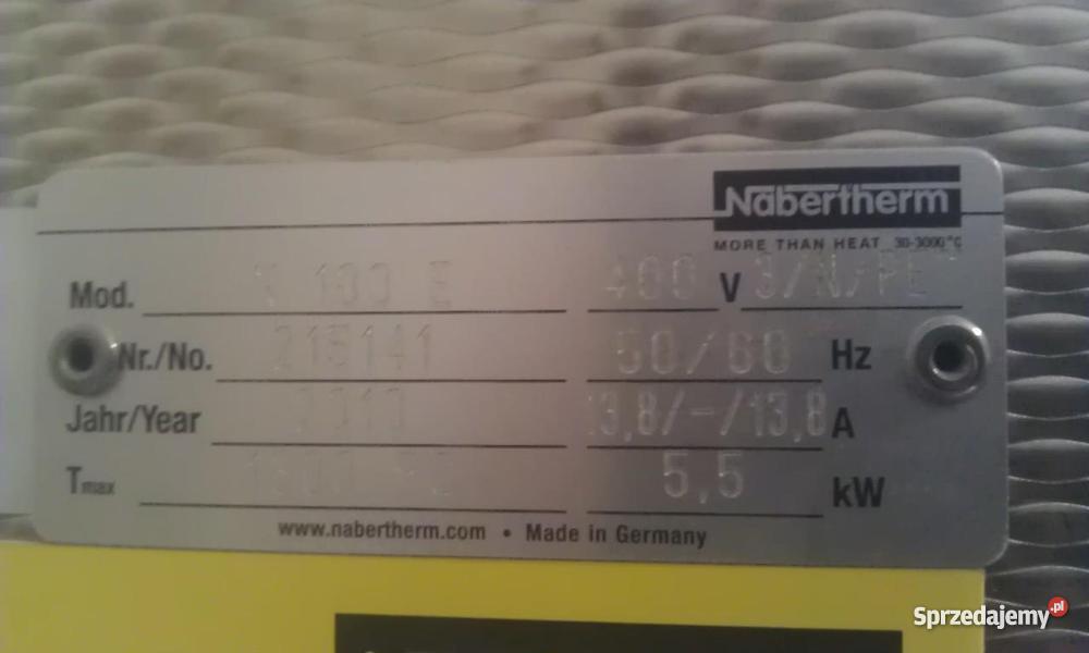 Piec komorowy do wypału ceramiki Nabertherm N 10