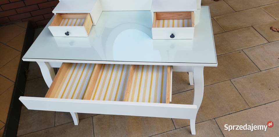 Toaletka biała Hemnes Ikea biurko konsola lustro mazowieckie Garwolin