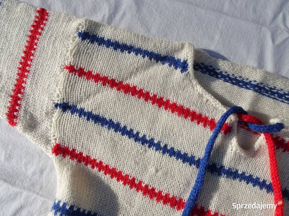 Uroczy ciepły sweter handmade 36 38 małopolskie Nowy Sącz