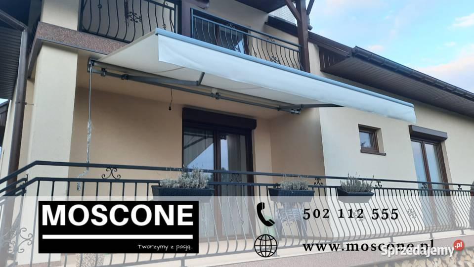 Markizy Tarasowe Limanowa Pomiar Montaż Moscone sprzedam