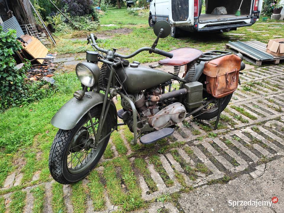 Indian 741B Scout Wczesny model z 1942 r SPRAWNY nieuszkodzony Nowy Dwór Mazowiecki