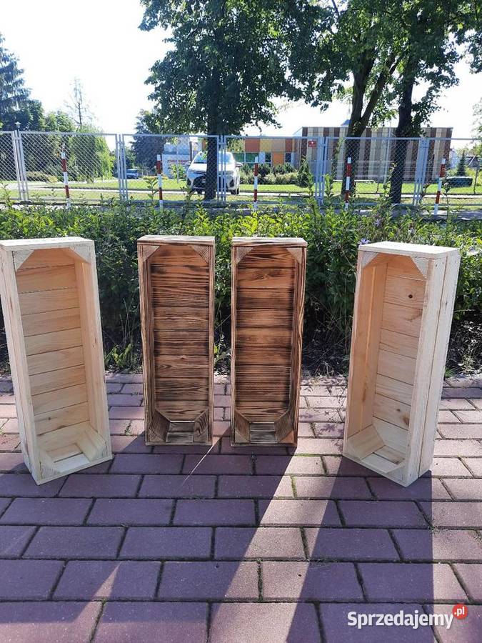 Skrzynka drewniana 10 tzw doniczka 6020135 Rawa Mazowiecka