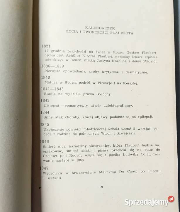 Gustaw Flaubert Trzy opowieści PIW 1969 Wydanie wielkopolskie Koźminek
