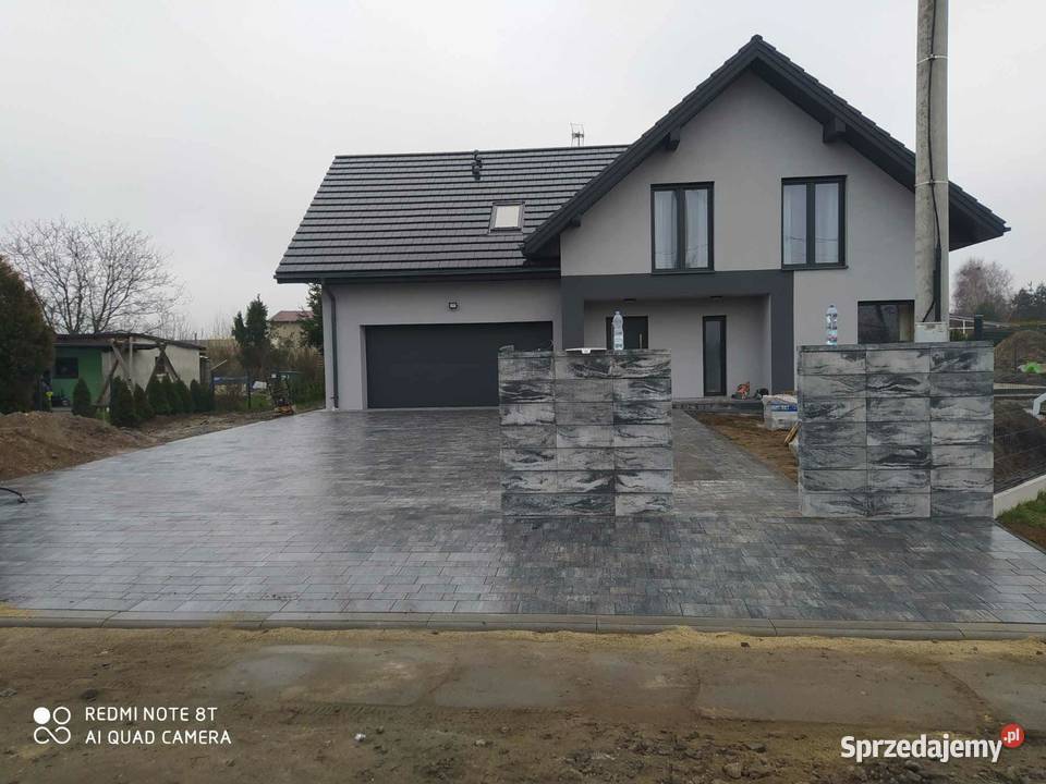 Układanie kostki brukowej Usługi koparką Jastrzębie-Zdrój usługi budowlane