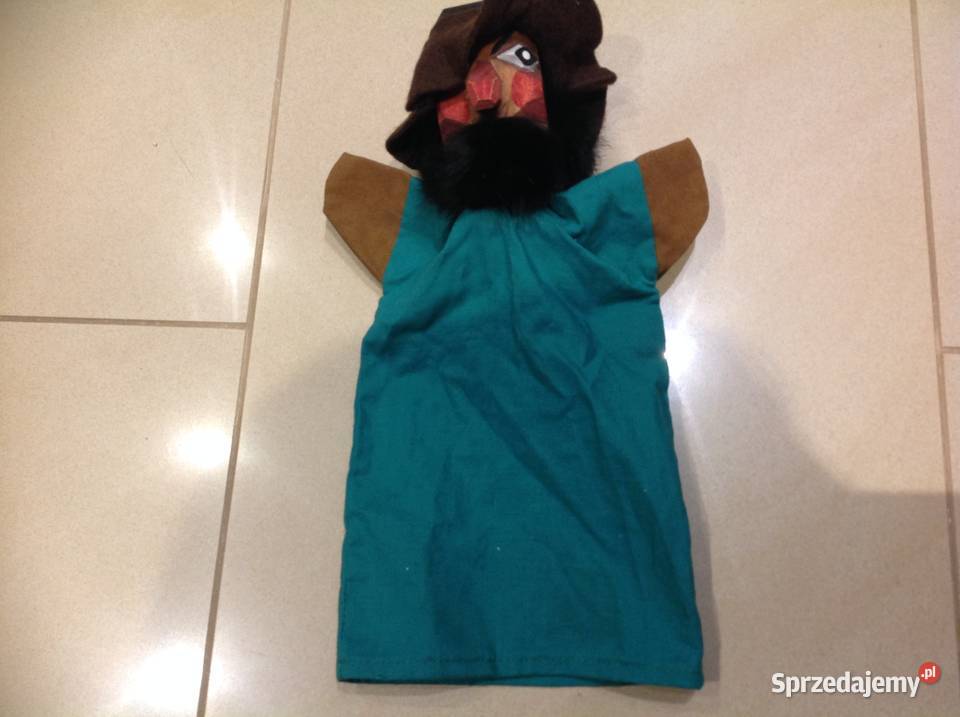 Drewniana Pacynka Kukiełka Vintage Nowa Sól