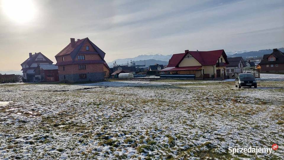 Sprzedam działkę budowlaną w Kluszkowcach Kluszkowce