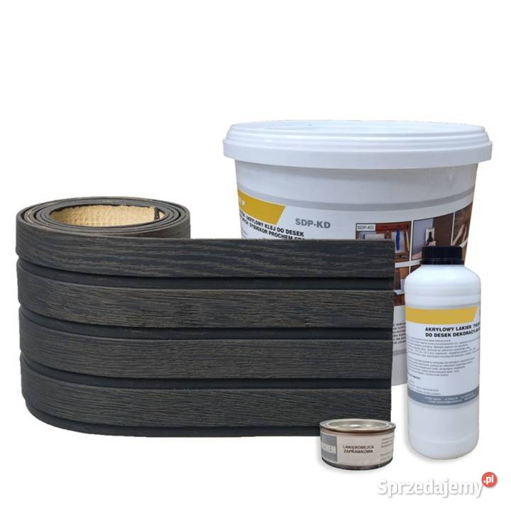 Lamel Elewacyjny GRAFIT Imitacja Drewna zestaw Gdów