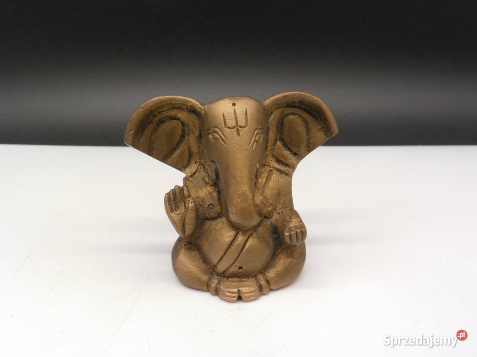 Ganesha z mosiądzu hinduski bóg duchowość wielkopolskie sprzedam