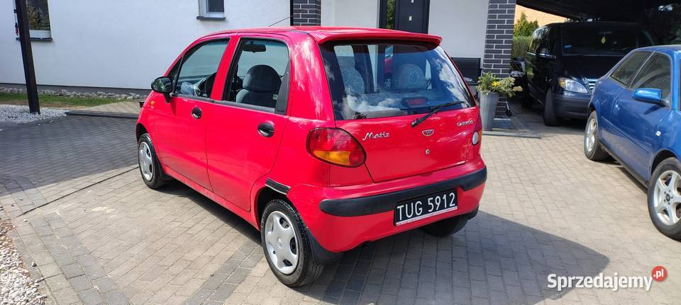 KLASYK Daewoo Matiz czarne tablice jedno