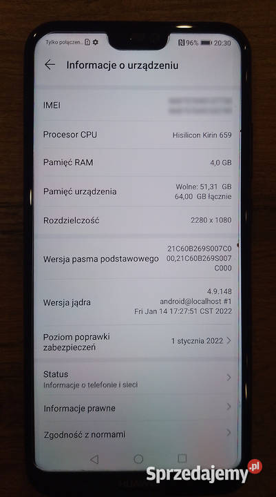 Huawei P20 Lite w stanie Sosnowiec