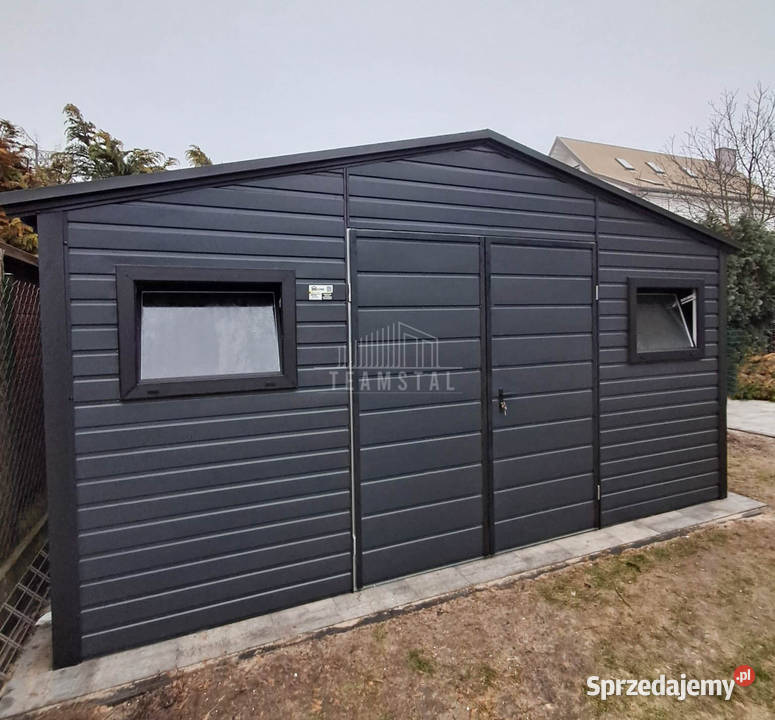 Schowek domek ogrodowy 45x3m Brama dwuskrzydłowa Zamość