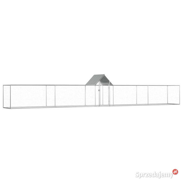 vidaXL Woliera dla kur, 9 x 1 x 1,5 m, 144561