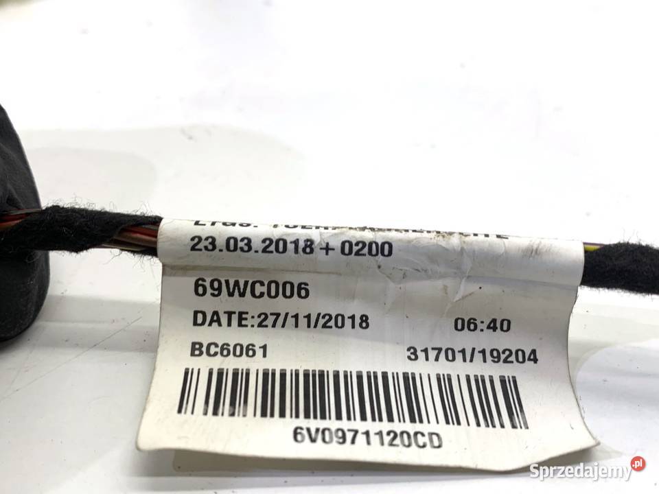 WIĄZKA DRZWI PRZÓD LEWY SKODA FABIA III