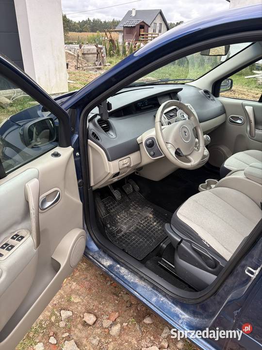 Renault Scenic II niebieski Brodnica