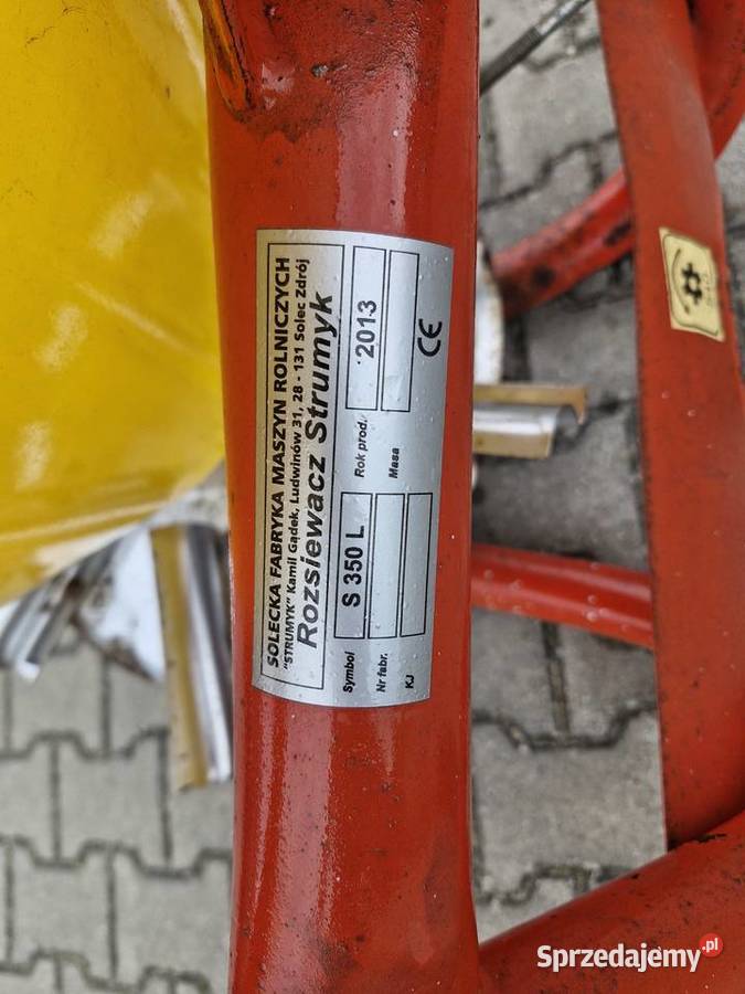 Rozsiewacz Strumyk 350L nieuszkodzony Smólnik