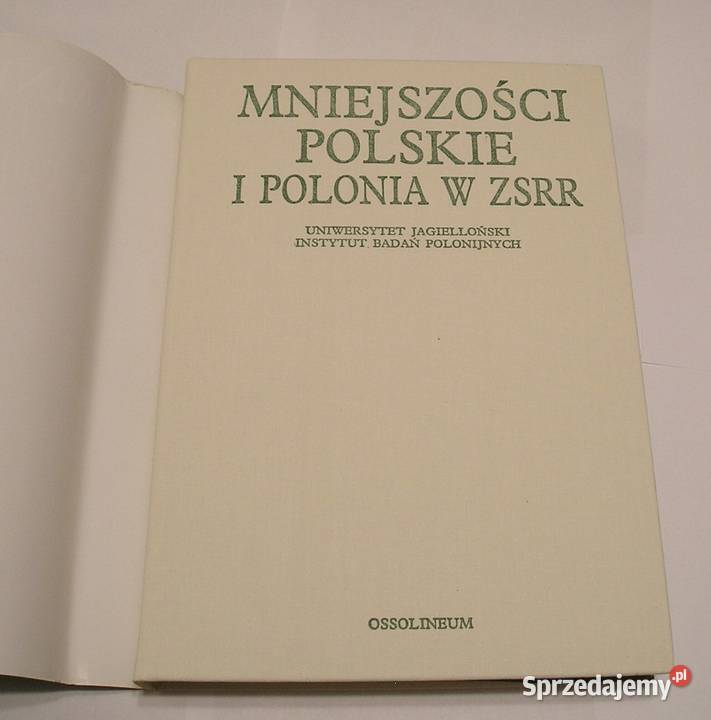 MNIEJSZOŚCI POLSKIE I POLONIA W ZSRR 1992 Rok wydania 1992 Łódź