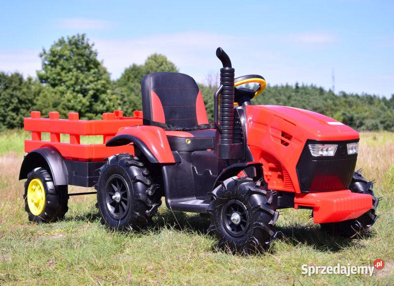 Autko na akumulator MEGA TRAKTOR Z PRZYCZEPĄ Myszków