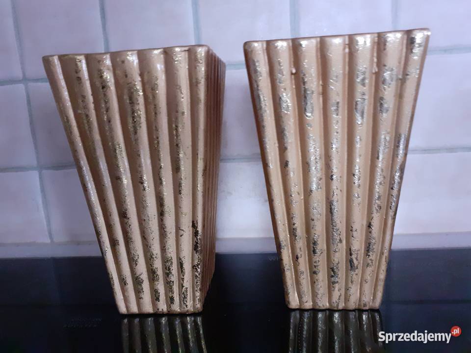 złote wazony ALMI DECOR