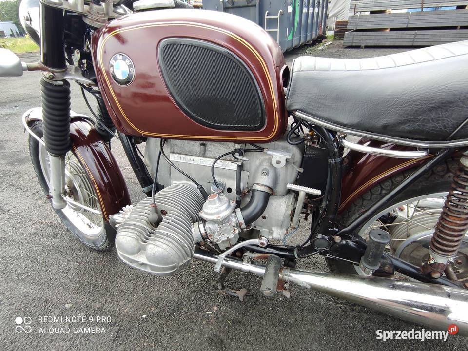 Bmw r755 piekny klasyk wszystko sprawne palaący sprowadzony wielkopolskie Leszno