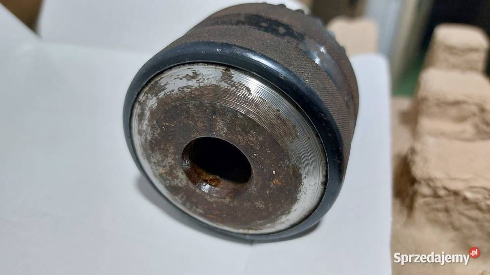 Uchwyt tokarki wiertarski głowica PTRK 16 PRL pomorskie Rokity
