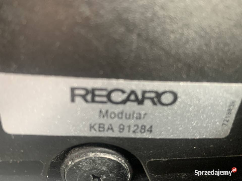 Recaro fotel modular kba91284 Siedlce