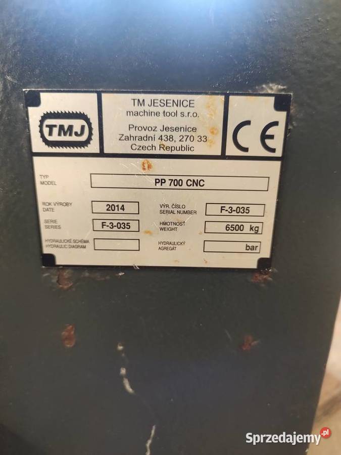 Piła Taśmowa typ PP 700 CNC kujawsko-pomorskie