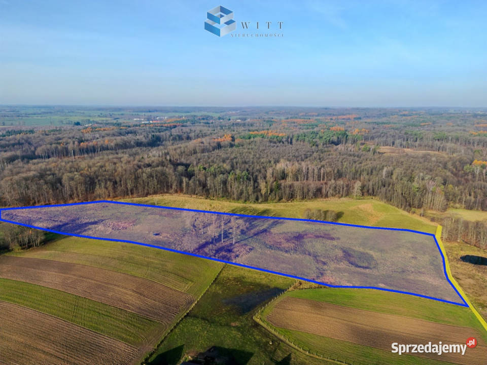 sprzedaży gruntu 53400 metrów Jędrychówko