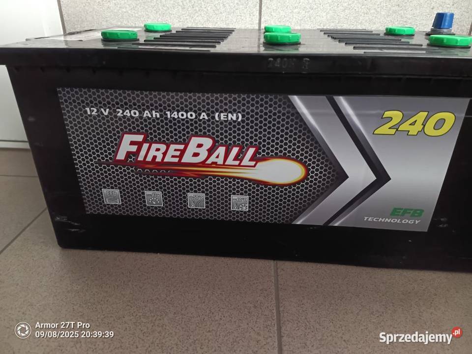 Nowe akumulatory 240Ah 1400a firmy fireball Roszkowo