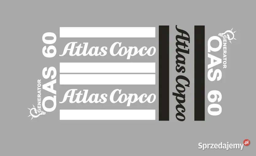 Naklejki oklejenie ATLAS COPCO QAS 60 Zamiennik mazowieckie sprzedam