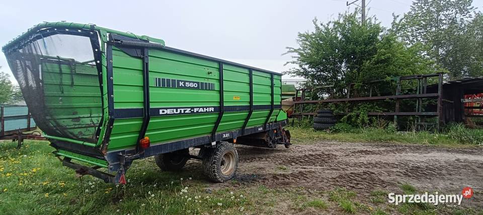 Przyczepa samozbierająca DEUTZ FAHR śląskie Przyrów sprzedam