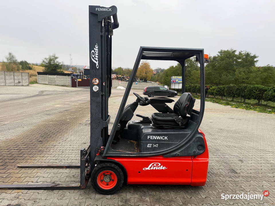wózek widłowy elektryczny LINDE E1402 Triplex elektryczny sprzedam