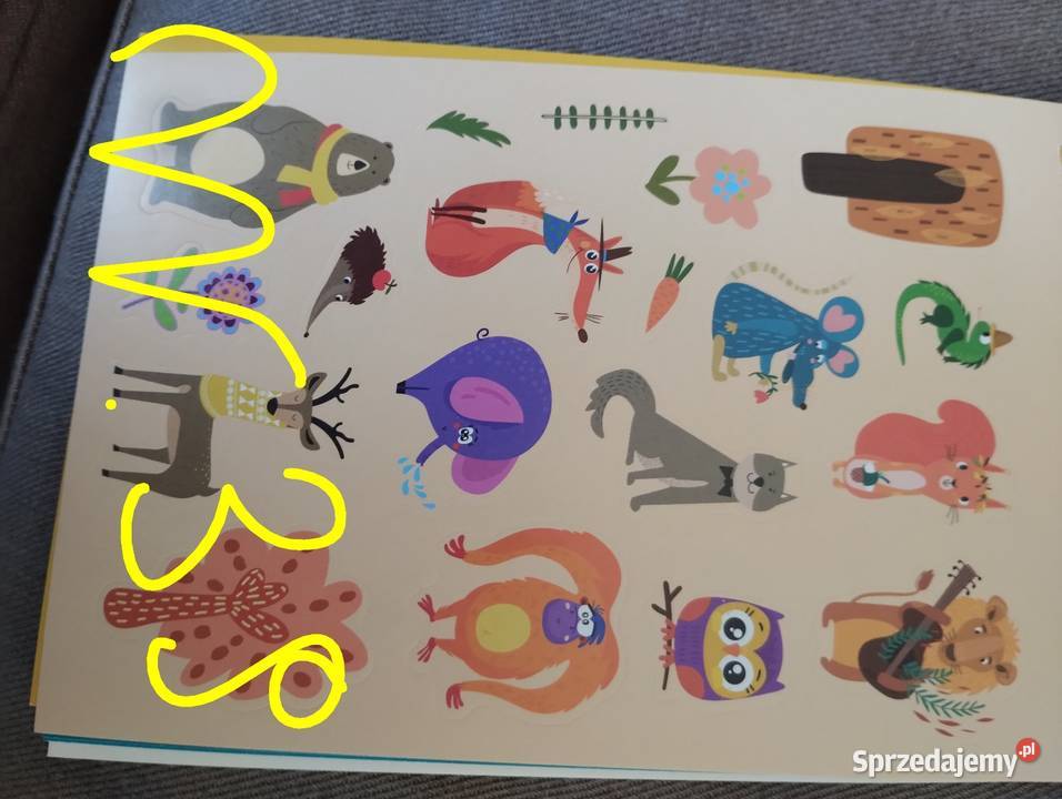 Naklejki zwierzaki numery Siemiatycze