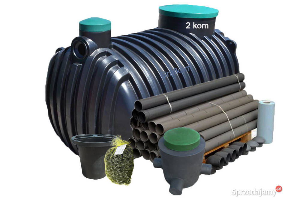 OCZYSZCZALNIA ŚCIEKÓW 3000L 2 KOMOROWA DRENAŻ Wrocław