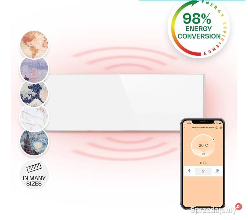 Wonderwall Smart Panel grzewczy na podczerwień śląskie Częstochowa