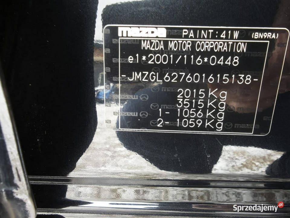 Mazda 6 III 2012 89000km wielkopolskie Sadlno sprzedam