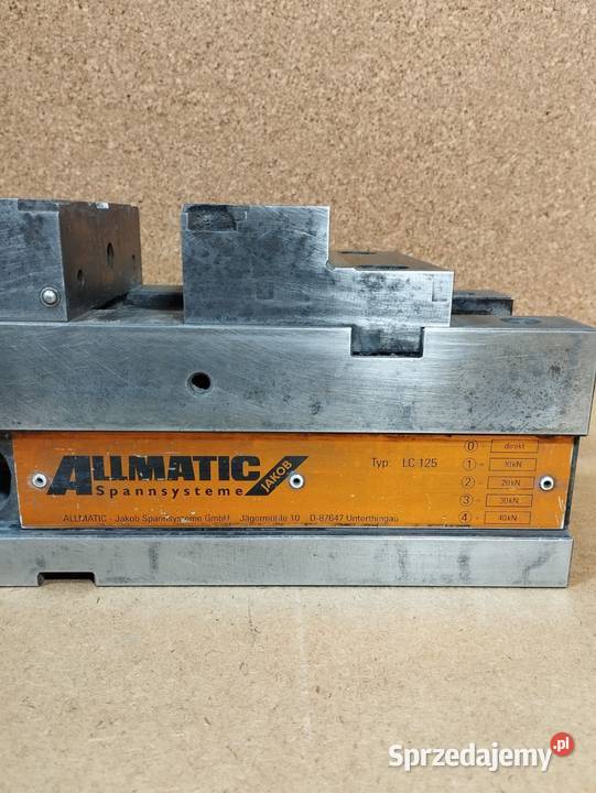 Imadło maszynowe ALLMATIC LC 125 Nowa Sól sprzedam
