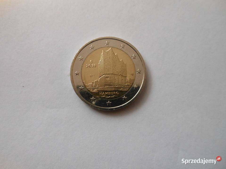 Monety 2 euro osiem niemieckich monet Bukowo