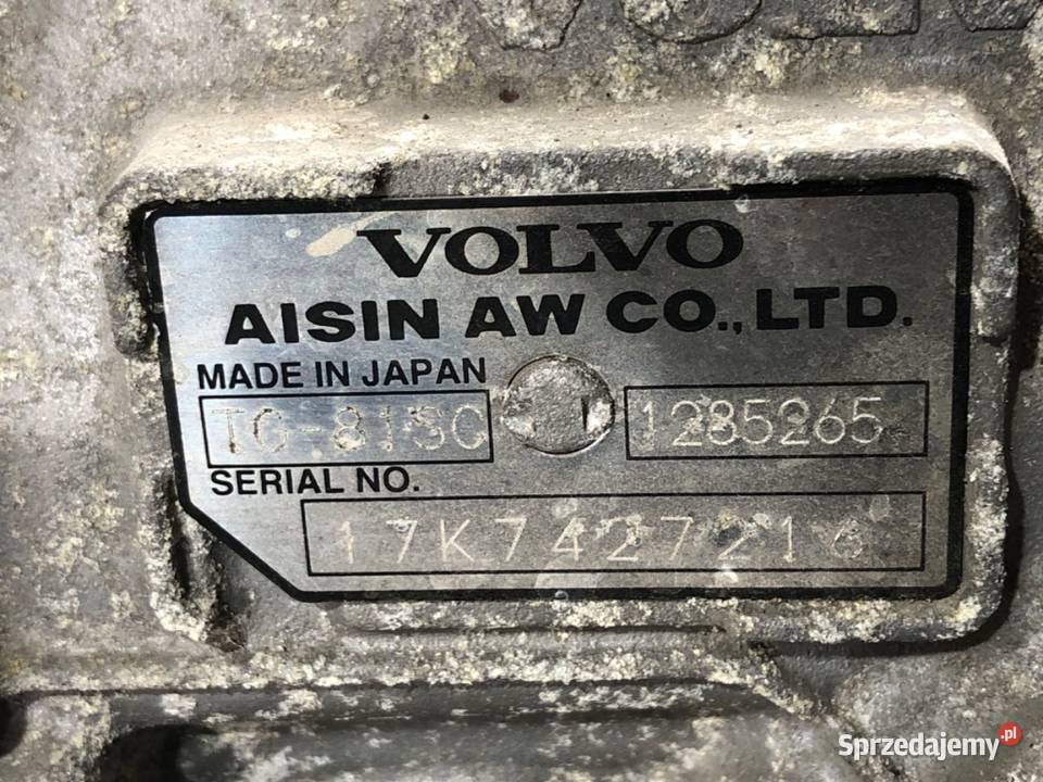 SKRZYNIA BIEGÓW VOLVO XC60 II 1285265 20 190