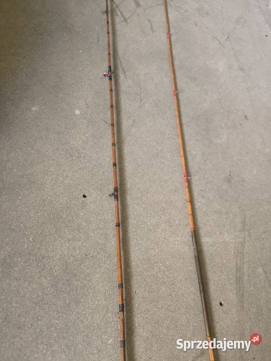 stare dwie wędki tzw klejonki ładnie zachowane łódzkie Radomsko